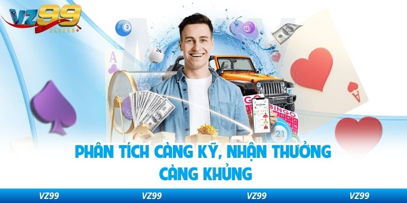 Phân tích càng kỹ, nhận thưởng càng khủng